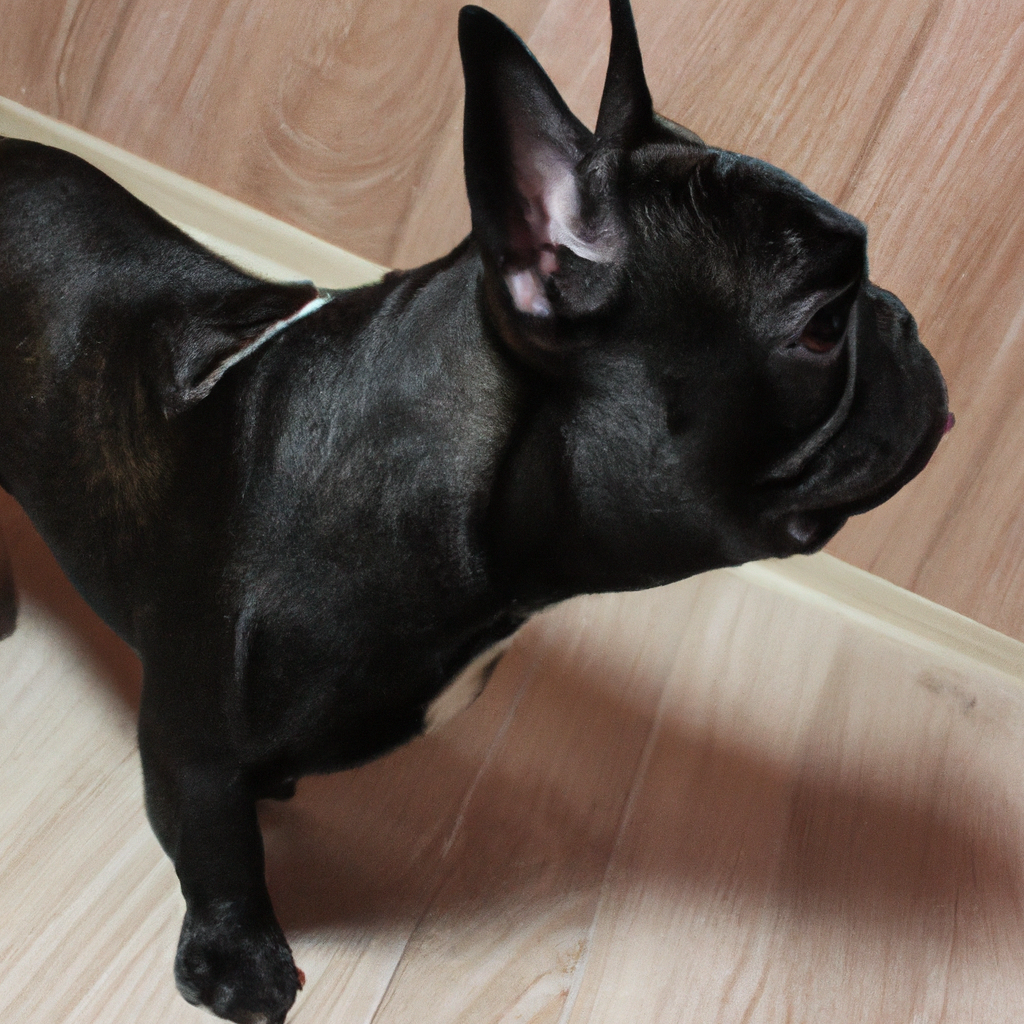French bulldog black